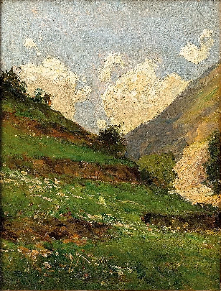 Paesaggio montano - attribuito